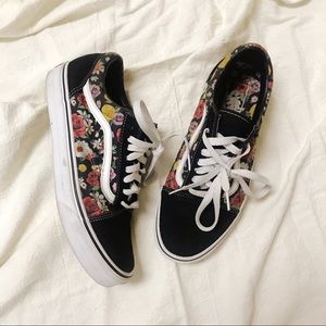 Women’s Vans - Old Skool Garden Floral - EUC